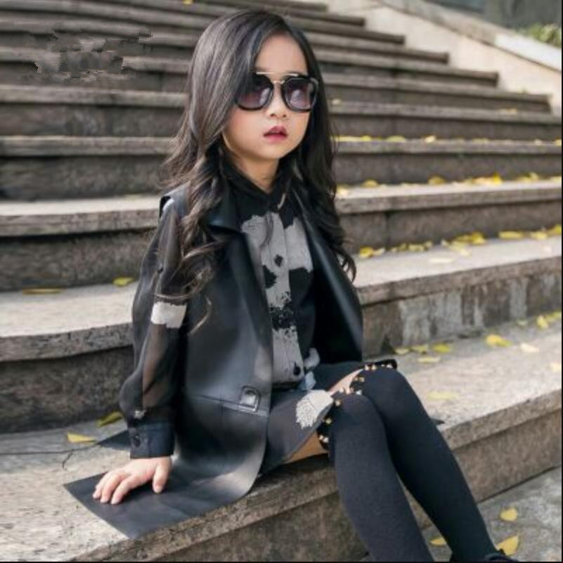 Waistcoat Spring Fashion Girl Clothes Baby Vest Children s PU Leather Sleeveless Double sided Cardigan Coat Y601 230313, Black
Waistcoat Spring Fashion Girl Clothes Baby Vest Children s PU Leather Sleeveless Double sided Cardigan Coat Y601 230313, Black