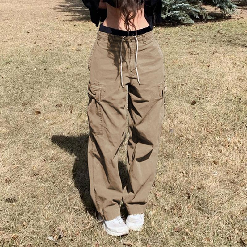 Women' Jeans Xingqing Khaki Y2k Aesthetic Women Fairy Grunge Zip Up Low Waist Straight Leg Trousers With Side Pockets 2000s Streetwear, As photo shows
Women' Jeans Xingqing Khaki Y2k Aesthetic Women Fairy Grunge Zip Up Low Waist Straight Leg Trousers With Side Pockets 2000s Streetwear, As photo shows
