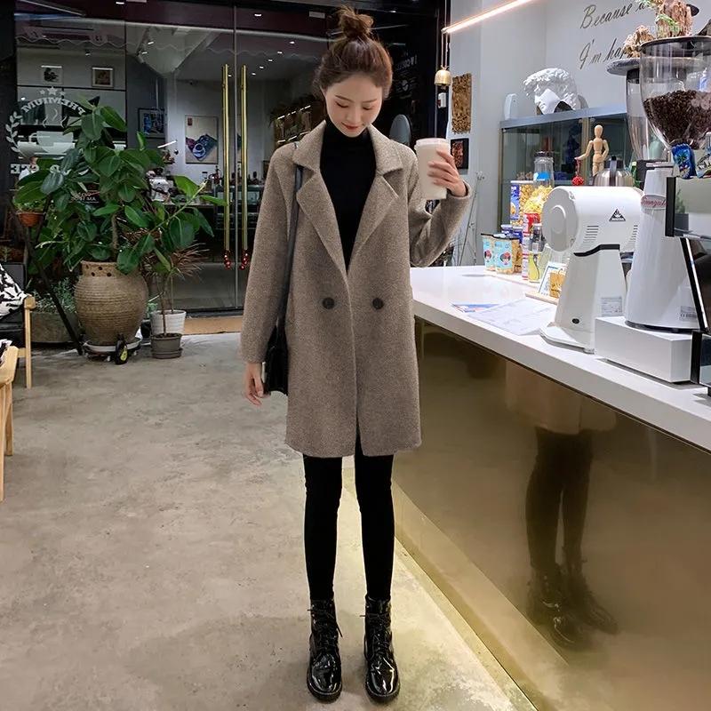 Women's Wool 2023N Woolen Women's Coat In Autumn And Winter Short Loose Thin Warm Korean Style Large Size
Women's Wool 2023N Woolen Women's Coat In Autumn And Winter Short Loose Thin Warm Korean Style Large Size