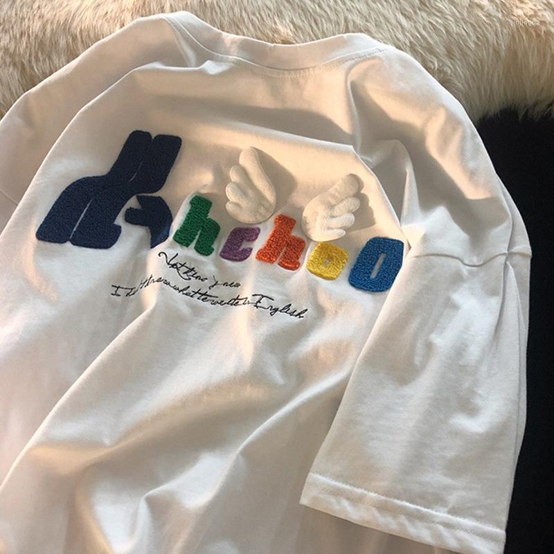 Women' T Shirts Female 2023 Summer Half-sleeved Graphic Tee Top Fashion Short-sleeved Student Korean Loose Embroidered T-shirt, Black
Women' T Shirts Female 2023 Summer Half-sleeved Graphic Tee Top Fashion Short-sleeved Student Korean Loose Embroidered T-shirt, Black