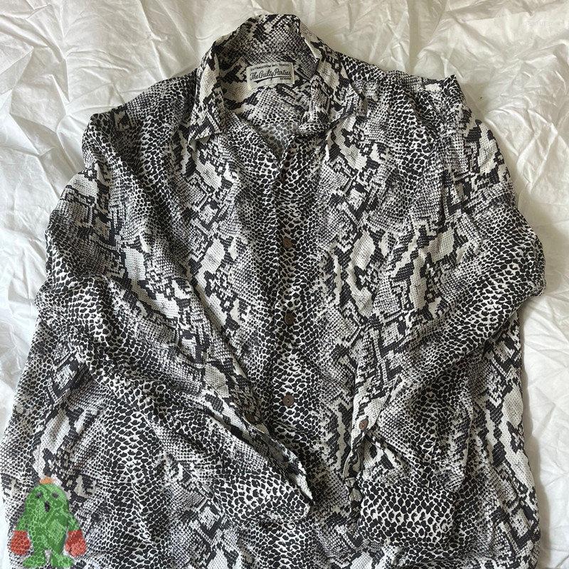 Men's Casual Shirts Oversized WACKO MARIA Long Sleeve Shirt Snake Pattern Full Print Pocket, 12
Men's Casual Shirts Oversized WACKO MARIA Long Sleeve Shirt Snake Pattern Full Print Pocket, 12