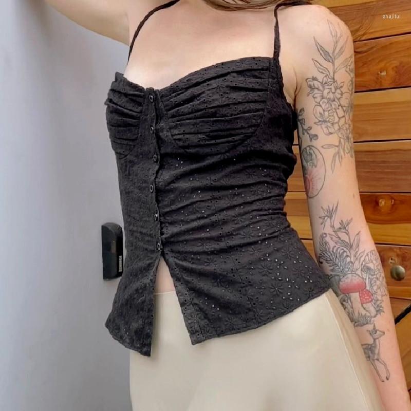 Women' Tanks Retro Bohemian Floral Jacquard Milkmaid Top Vintage Button Up Crop Y2K Fairycore Grunge Spaghetti Strap Camisole Streetwear, Black
Women' Tanks Retro Bohemian Floral Jacquard Milkmaid Top Vintage Button Up Crop Y2K Fairycore Grunge Spaghetti Strap Camisole Streetwear, Black