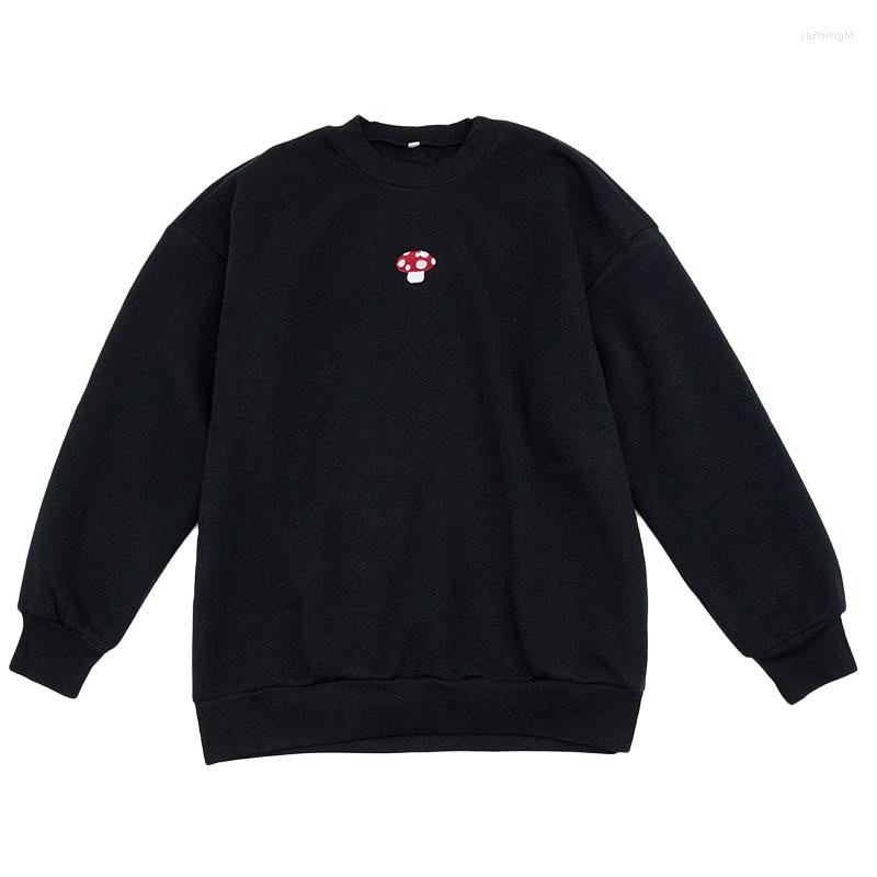 Women' T Shirts Y2k Harajuku Mushroom Embroidery Autumn Winter Long Sleeves Fleece T-shirt Women Korea Fashion Loose Woman Casual Female, Black
Women' T Shirts Y2k Harajuku Mushroom Embroidery Autumn Winter Long Sleeves Fleece T-shirt Women Korea Fashion Loose Woman Casual Female, Black