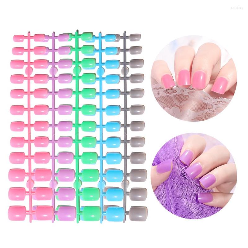 False Nails LULAA 24PCs Short Square Head Nail 17 Colors Acrylic Fingernail Set Fashionable DIY Art Fake Press On Tips
False Nails LULAA 24PCs Short Square Head Nail 17 Colors Acrylic Fingernail Set Fashionable DIY Art Fake Press On Tips