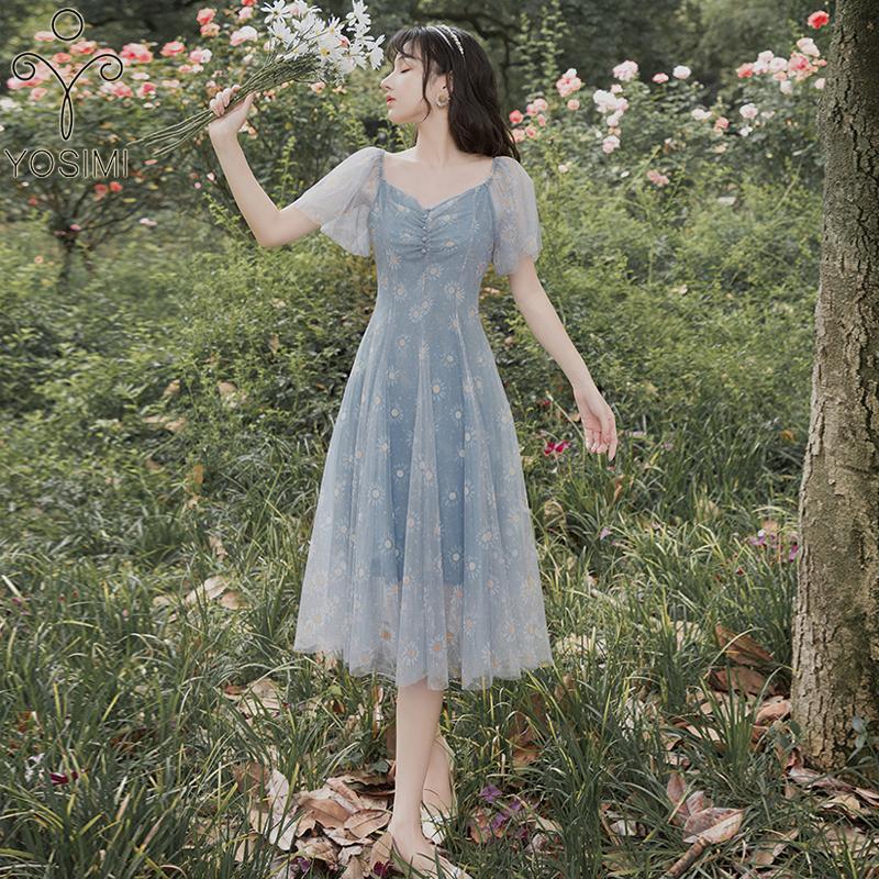 Party Dresses YOSIMI Long Women Dress Elegant 2023 Summer Short Sleeve V-neck Evening Midi Fit And Flare Vintage Floral Print Mesh, Sky blue
Party Dresses YOSIMI Long Women Dress Elegant 2023 Summer Short Sleeve V-neck Evening Midi Fit And Flare Vintage Floral Print Mesh, Sky blue
