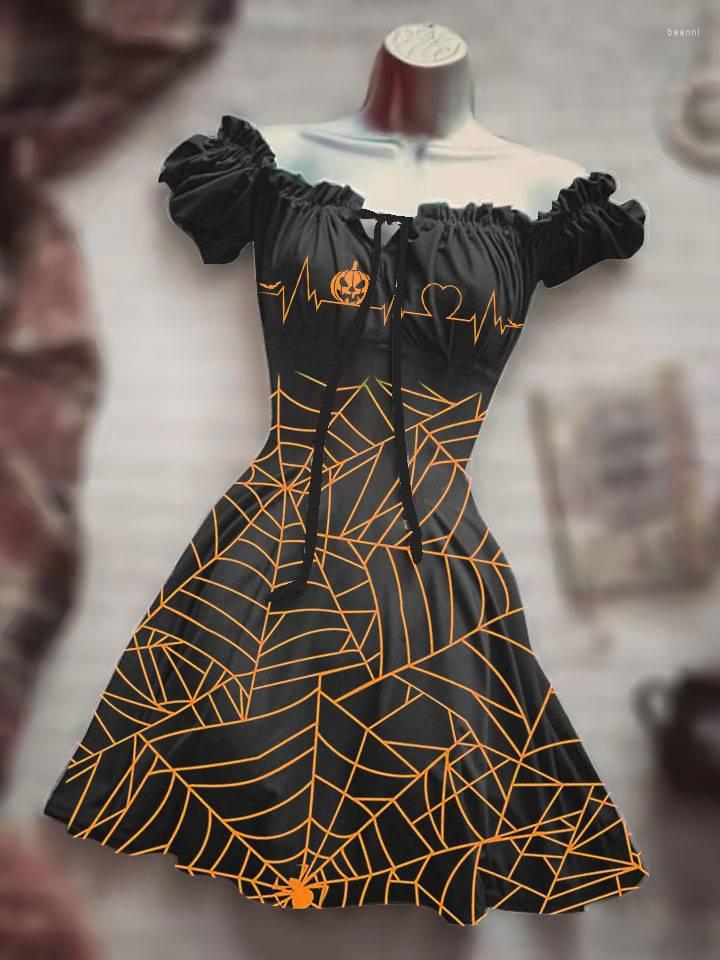 Casual Dresses Women Pumpkin Party Print Dress Halloween Vintage Lantern Sleeve Off Shoulder Lace Up Waist A-line Elegant Skirt, Yq1ad8868
Casual Dresses Women Pumpkin Party Print Dress Halloween Vintage Lantern Sleeve Off Shoulder Lace Up Waist A-line Elegant Skirt, Yq1ad8868