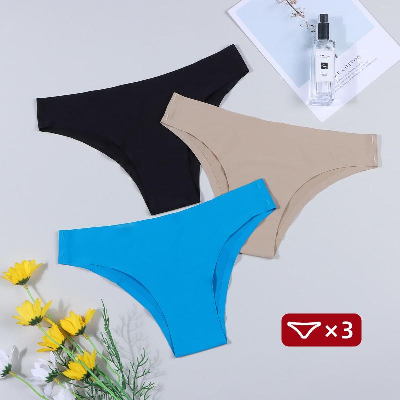 Women's Panties 3pcs High Quality Ice Silk Sexy Low Rise Seamless Briefs Solid Color Ultra Thin Underwear Comfotable One-peice Lingerie, Skin blue rose red
Women's Panties 3pcs High Quality Ice Silk Sexy Low Rise Seamless Briefs Solid Color Ultra Thin Underwear Comfotable One-peice Lingerie, Skin blue rose red
