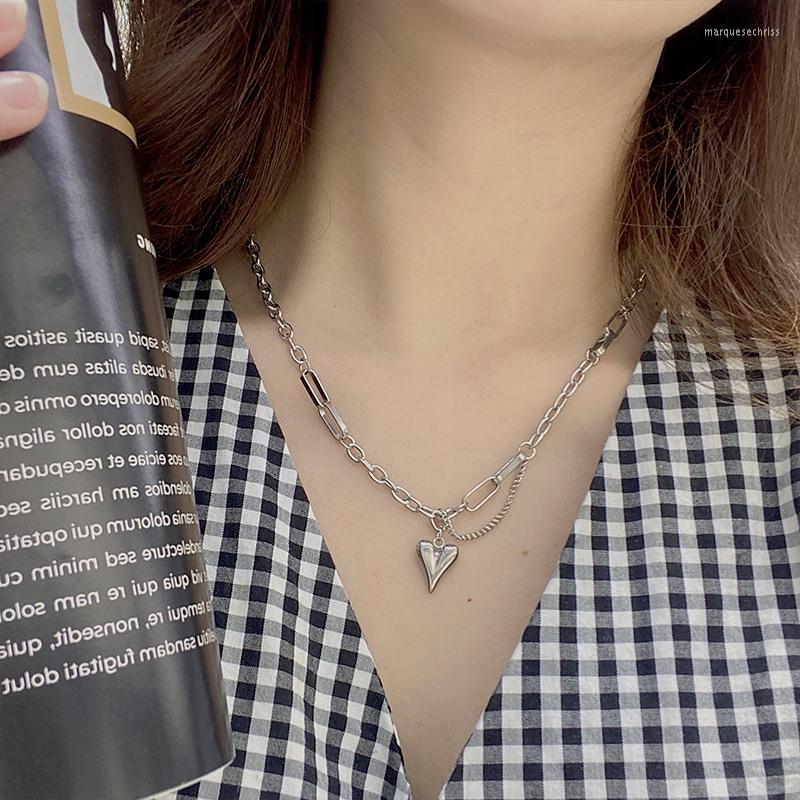 Chains Stainless Steel Heart Necklace Chunky Chain Necklaces For Women Fashion Statement PendantNecklace Jewelry Gifts
Chains Stainless Steel Heart Necklace Chunky Chain Necklaces For Women Fashion Statement PendantNecklace Jewelry Gifts