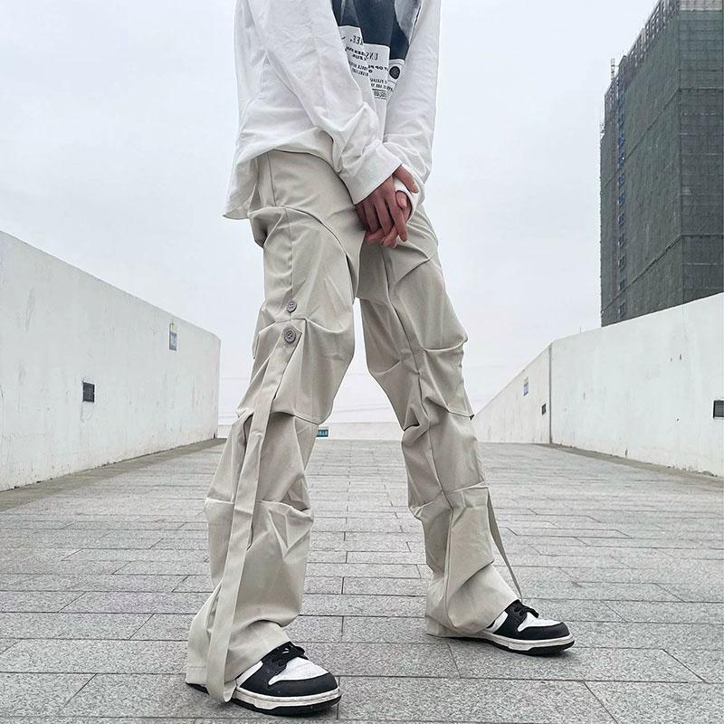 Men' Pants Trouser For Men Pleated Design Hip Hop Tactical Cargo Loose Straight Wide Leg Harajuku Retro StreetwearMen, Black
Men' Pants Trouser For Men Pleated Design Hip Hop Tactical Cargo Loose Straight Wide Leg Harajuku Retro StreetwearMen, Black
