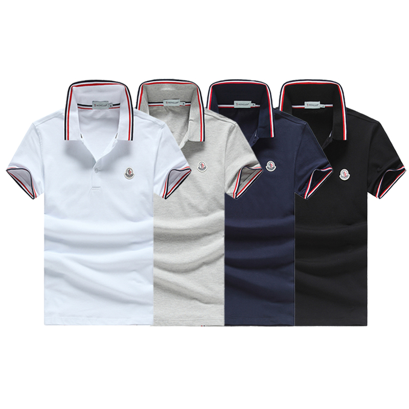 Moncler mens polo tshirt designers womens graphic tee luxury summer trend brand pure cotton T-shirts