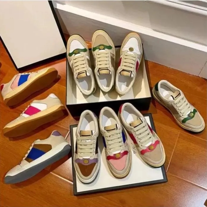 With Box Designer Sneakers GGity Shoes Designer Shoes Screener Sneakers Women Men Casual Shoe Beige Butter Dirty Leather Running Vintage NQ, C14
With Box Designer Sneakers GGity Shoes Designer Shoes Screener Sneakers Women Men Casual Shoe Beige Butter Dirty Leather Running Vintage NQ, C14