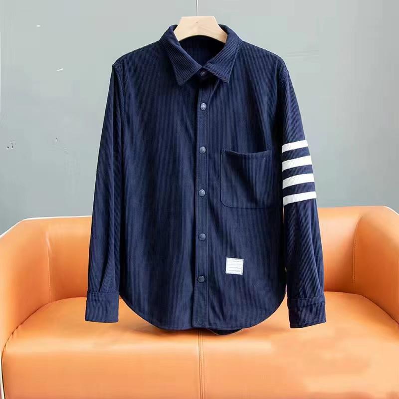 Men T-Shirts pure brown Long sleeve shirt M-4XL thom cotton Loopback Jersey Engineered Summer wear stripe Sweatshirt Crewneck Pullover B7
Men T-Shirts pure brown Long sleeve shirt M-4XL thom cotton Loopback Jersey Engineered Summer wear stripe Sweatshirt Crewneck Pullover B7