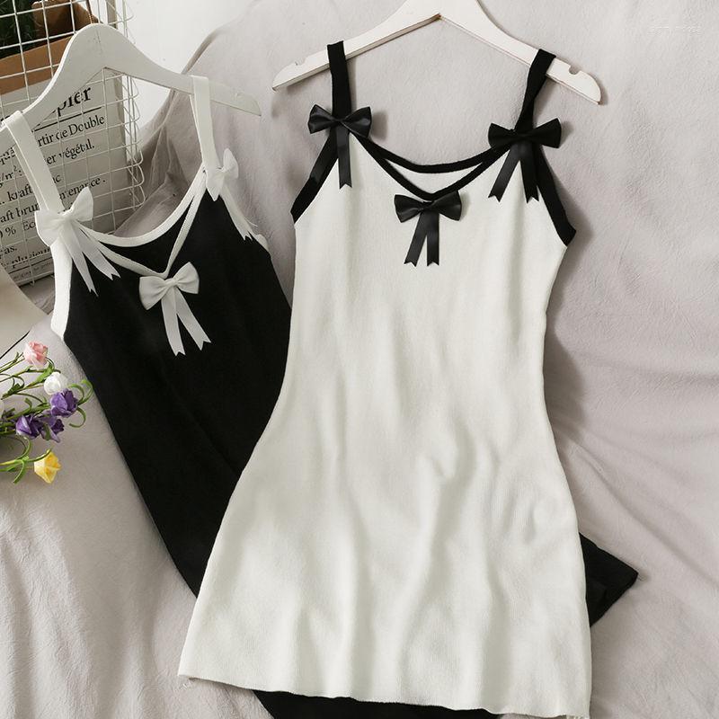 Casual Dresses White Harajuku Kawaii Fairycore Dress Women Cute Bow-knot Sexy Sling Mini Korean Fashion Y2k Aesthetic Alt Clothes, Black
Casual Dresses White Harajuku Kawaii Fairycore Dress Women Cute Bow-knot Sexy Sling Mini Korean Fashion Y2k Aesthetic Alt Clothes, Black