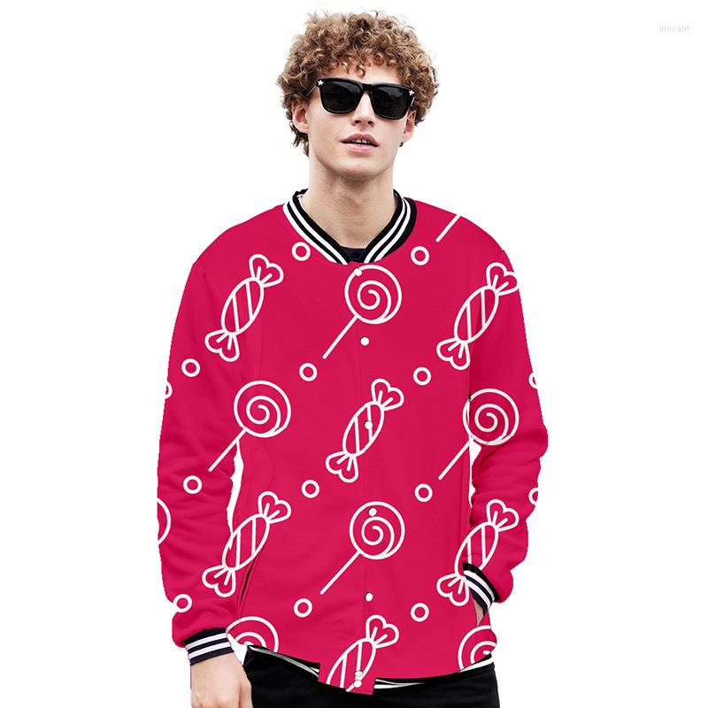 Men's Jackets 3d Baseball Jacket Coat Fashion Colorful Sugar Print Men Women Hoodie Sweatshirt Long Sleeve Unisex Cool Hoodies Tops
Men's Jackets 3d Baseball Jacket Coat Fashion Colorful Sugar Print Men Women Hoodie Sweatshirt Long Sleeve Unisex Cool Hoodies Tops