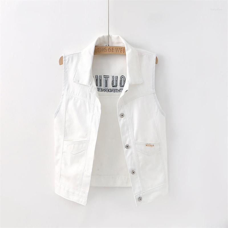 Women' Vests 2023 Autumn White Denim Vest Women Jeans Veste Female Sleeveless Single-breasted Casual Pocket Jacket Waistcoat Tops
Women' Vests 2023 Autumn White Denim Vest Women Jeans Veste Female Sleeveless Single-breasted Casual Pocket Jacket Waistcoat Tops