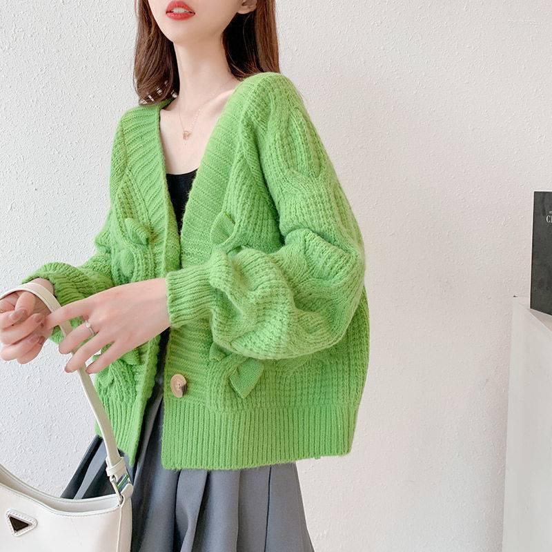 Women's Knits Korea Version Short Autumn Women Sweater Knitted Female Cardigans Tops, Pictures color
Women's Knits Korea Version Short Autumn Women Sweater Knitted Female Cardigans Tops, Pictures color