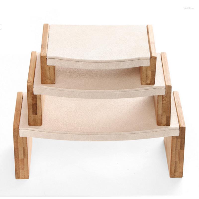 Jewelry Pouches Bamboo Table Three-piece Display Stand Earrings Nexklaces Pendants Props Simple Packaging Sales
Jewelry Pouches Bamboo Table Three-piece Display Stand Earrings Nexklaces Pendants Props Simple Packaging Sales