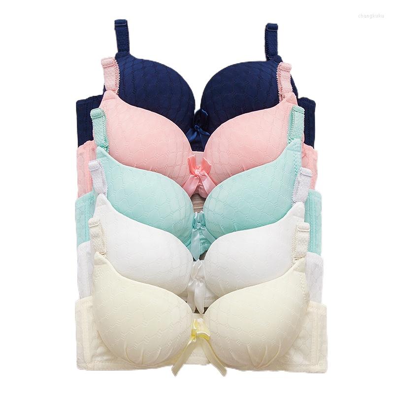 Bras Comfortable Unrimmed Teenage Bra High School Development Thin Upper And Lower Thick Molded Cups Holding Small Breasts
Bras Comfortable Unrimmed Teenage Bra High School Development Thin Upper And Lower Thick Molded Cups Holding Small Breasts