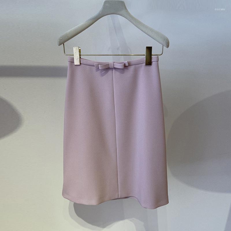 Skirts 2023 Early Autumn Purple Hip Wrap Skirt Versatile Short Bowknot Elegant Waist Women Fashion
Skirts 2023 Early Autumn Purple Hip Wrap Skirt Versatile Short Bowknot Elegant Waist Women Fashion