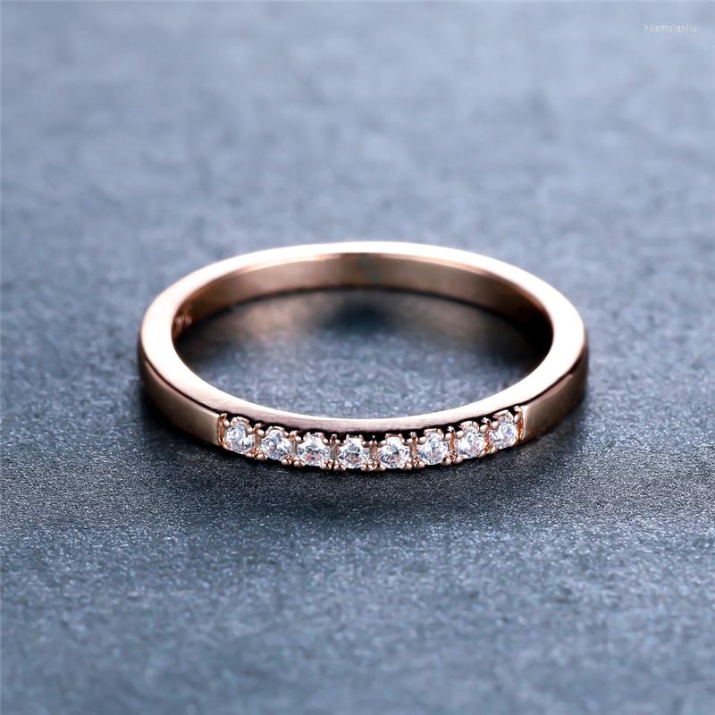 Wedding Rings Minimalist Female Crystal Round Ring Charm Rose Gold Color Engagement Vintage White Zircon Stone For Women
Wedding Rings Minimalist Female Crystal Round Ring Charm Rose Gold Color Engagement Vintage White Zircon Stone For Women