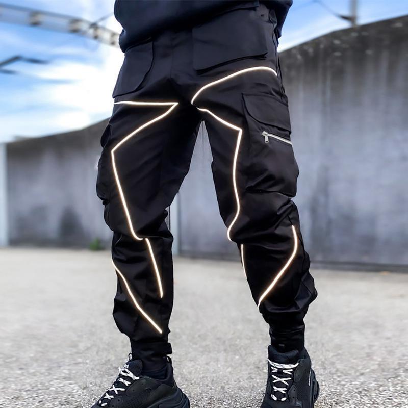 Pants Mens Hip-hop Jogging Cargo Pants Fashion Mens Jogger Reflective Shiny Casual Overalls Man Sportswear Luminous Pencil Pants Egbrs
Pants Mens Hip-hop Jogging Cargo Pants Fashion Mens Jogger Reflective Shiny Casual Overalls Man Sportswear Luminous Pencil Pants Egbrs