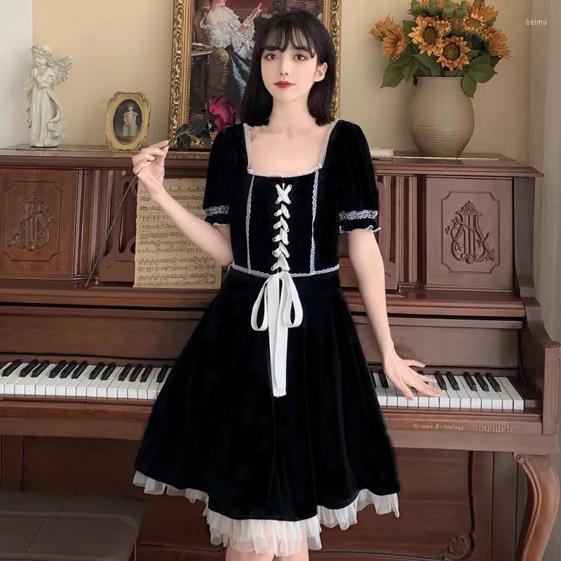 Casual Dresses Puff Sleeve Clothes Plus Size Lolita Sweet Women Clothing Bandage Dress Celebrity Black Lace Patchwork Slim Waist Party
Casual Dresses Puff Sleeve Clothes Plus Size Lolita Sweet Women Clothing Bandage Dress Celebrity Black Lace Patchwork Slim Waist Party