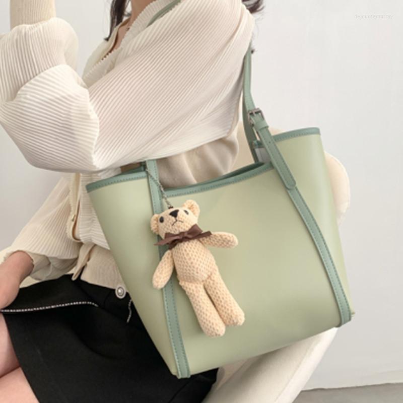 Evening Bags Large Capacity Casual Ladies Shoulder Bag Bear Decoration Simple Solid Color Bucket Trending Multifunction Composite Sac, Black
Evening Bags Large Capacity Casual Ladies Shoulder Bag Bear Decoration Simple Solid Color Bucket Trending Multifunction Composite Sac, Black