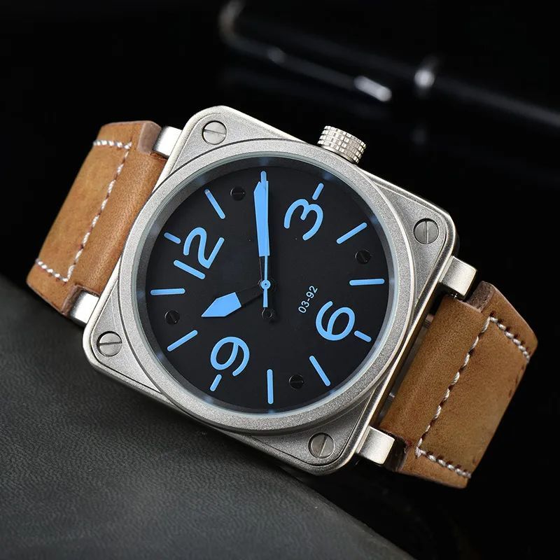 High-end Men's Watch Automatic Mechanical Luxury Bell Stainless Steel Brown Leather Black Rubber Ross Wristwatches, Orange
High-end Men's Watch Automatic Mechanical Luxury Bell Stainless Steel Brown Leather Black Rubber Ross Wristwatches, Orange