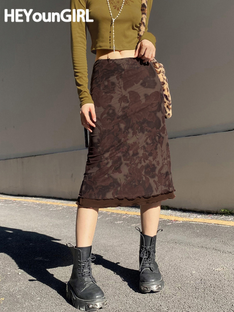 Skirts HEYounGIRL Harajuku Vintage A Line Midi Skirts Gothic Grunge Aesthetic Summer Low Waist Skirt Women Summer Floral Print 90s 230313, Black
Skirts HEYounGIRL Harajuku Vintage A Line Midi Skirts Gothic Grunge Aesthetic Summer Low Waist Skirt Women Summer Floral Print 90s 230313, Black