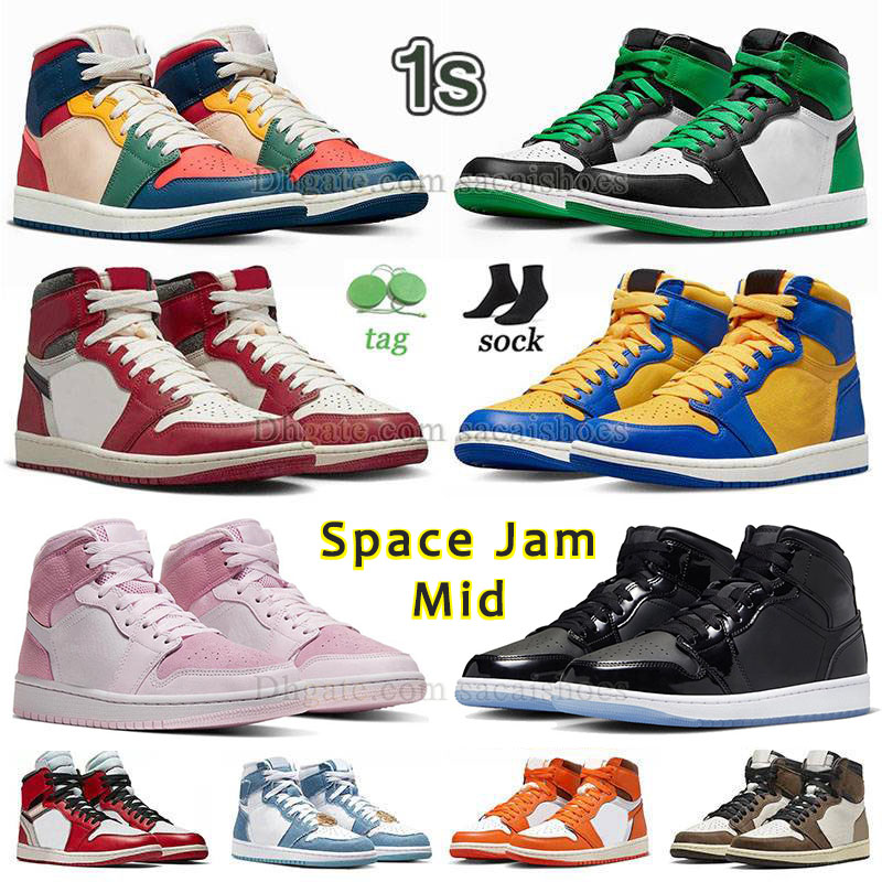 jumpman 1 retro high og basketball shoes mens women designer sneakers space jam 1s lucky green chicago lost and found starfish multicolor denim fragment ts j1 trainer
jumpman 1 retro high og basketball shoes mens women designer sneakers space jam 1s lucky green chicago lost and found starfish multicolor denim fragment ts j1 trainer