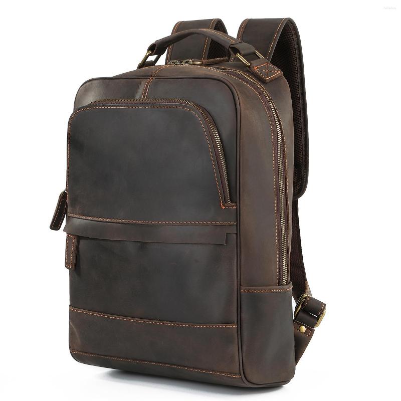 Backpack Royal Bagger Backpacks For Men Genuine Cow Leather Large Capacity Travel Weekender Bag 1308, Dark brown
Backpack Royal Bagger Backpacks For Men Genuine Cow Leather Large Capacity Travel Weekender Bag 1308, Dark brown
