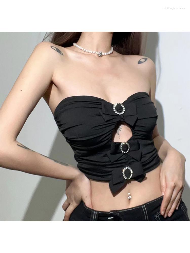 Women' Tanks 2023 Summer Women Hollow Out Tube Tops Strapless Vest Off Shoulder Cropped Top Bustier Tank Streetwear Gyaru Clubwear Design, Black
Women' Tanks 2023 Summer Women Hollow Out Tube Tops Strapless Vest Off Shoulder Cropped Top Bustier Tank Streetwear Gyaru Clubwear Design, Black