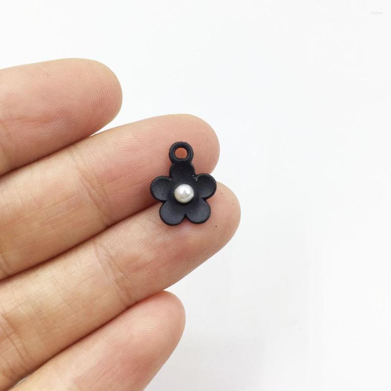 Charms Eruifa 10pcs 10mm Flower Black Plating With Pearls Zinc Alloy Pendant Jewelry DIY Necklace Bracelet Earrings
Charms Eruifa 10pcs 10mm Flower Black Plating With Pearls Zinc Alloy Pendant Jewelry DIY Necklace Bracelet Earrings