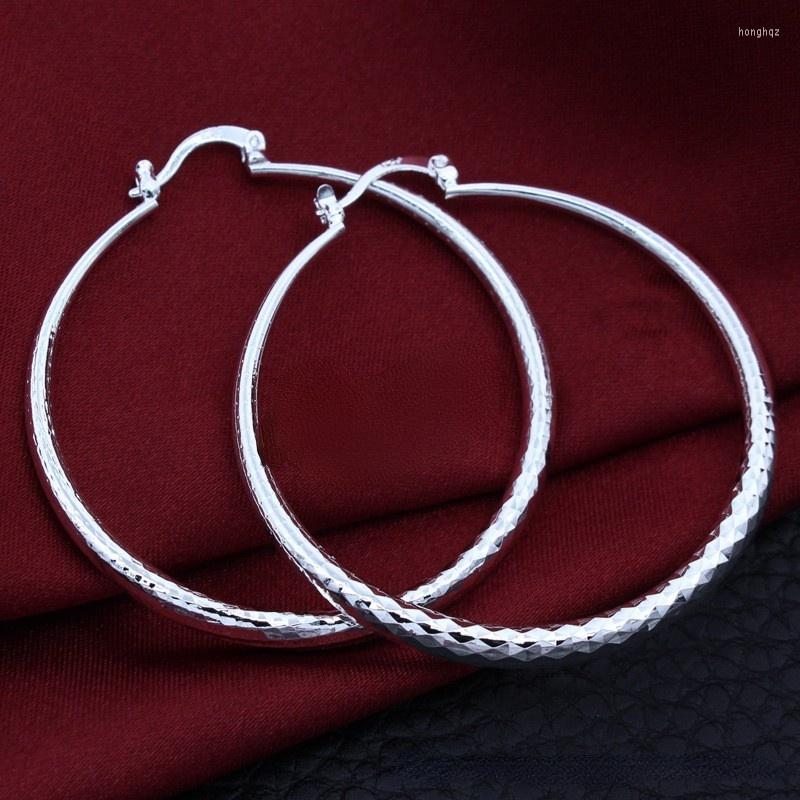 Hoop Earrings Charms Fine 925 Sterling Silver 5CM Circle For Women Fashion Pretty Wedding Party Jewelry Holiday Gifts
Hoop Earrings Charms Fine 925 Sterling Silver 5CM Circle For Women Fashion Pretty Wedding Party Jewelry Holiday Gifts