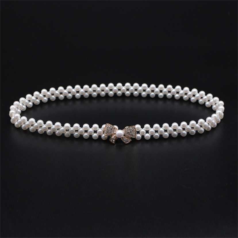 Designer belts 2023 version sweet fashion Pearl Rhinestone bow button belt elastic chain thin waist seal female factory outlet
Designer belts 2023 version sweet fashion Pearl Rhinestone bow button belt elastic chain thin waist seal female factory outlet