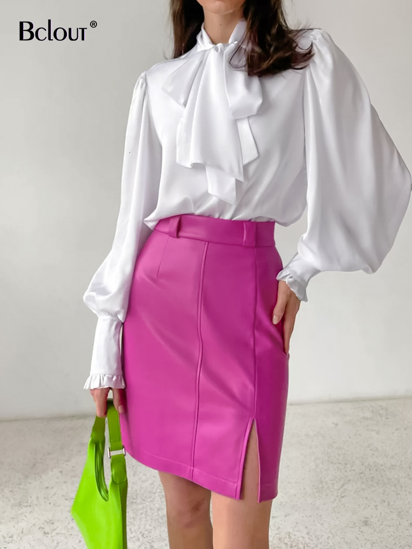 Skirts Bclout Elegant Purple Leather Women Winter Office Lady Elastic Sexy Mini Skirts Fashion High Waist Party Slit Skirts Female 230313
Skirts Bclout Elegant Purple Leather Women Winter Office Lady Elastic Sexy Mini Skirts Fashion High Waist Party Slit Skirts Female 230313