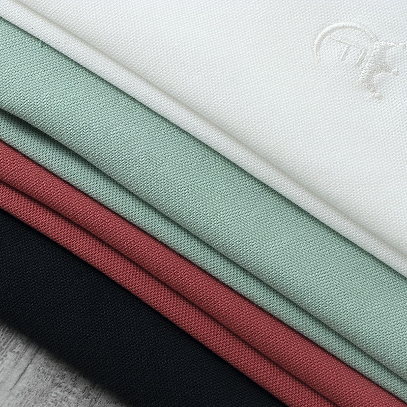 Men's T-Shirts Summer American Retro Solid POLO Shirt Men's Fashion Short-sleeved Lapel Embroidery T-shirt Pure Cotton Simple Business Tops 