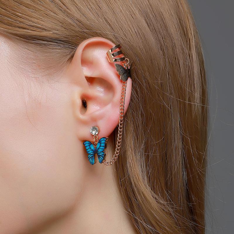Stud Earrings Fashion Temperament Dreamy Single Color Butterfly For Woman Tassel Ear Clip Jewelry Gift
Stud Earrings Fashion Temperament Dreamy Single Color Butterfly For Woman Tassel Ear Clip Jewelry Gift