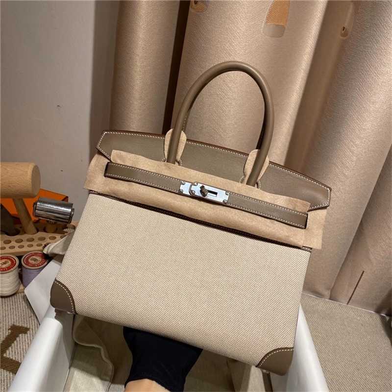 designer women handbag birkin Silver buckle bags Bk 25cm bag canvas patchwork leather elephant gray swift leather gold button button pure manual sewing
designer women handbag birkin Silver buckle bags Bk 25cm bag canvas patchwork leather elephant gray swift leather gold button button pure manual sewing