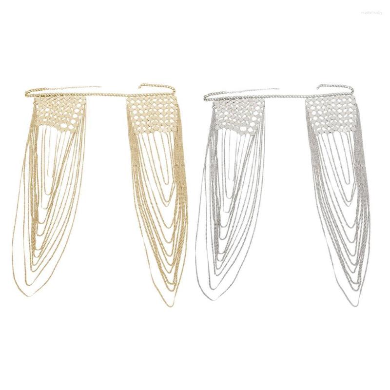 Chains Dangling Tassels Shoulder Chain Necklace Body Jewelry Metal For Halloween Bridal
Chains Dangling Tassels Shoulder Chain Necklace Body Jewelry Metal For Halloween Bridal