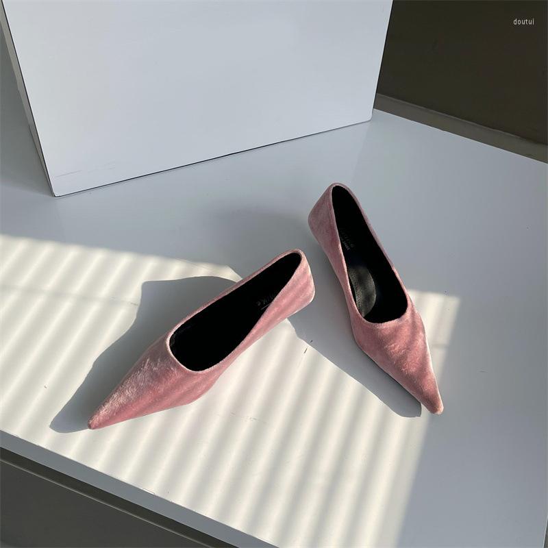 Dress Shoes Summer Pointed Toe For Women Slip-on Zapatos Mujer Pink Cover Heel Girls Sandals Fashion Suede Female Pumps, Picture shown
Dress Shoes Summer Pointed Toe For Women Slip-on Zapatos Mujer Pink Cover Heel Girls Sandals Fashion Suede Female Pumps, Picture shown