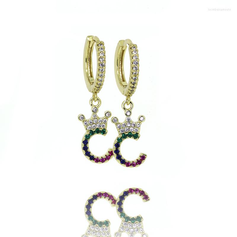 Hoop Earrings 5pairs/set Copper Micro-color Zircon 26 ABC Initial Alphabet Letter Name Pendant Charms Earring For Women Daily Jewelry
Hoop Earrings 5pairs/set Copper Micro-color Zircon 26 ABC Initial Alphabet Letter Name Pendant Charms Earring For Women Daily Jewelry