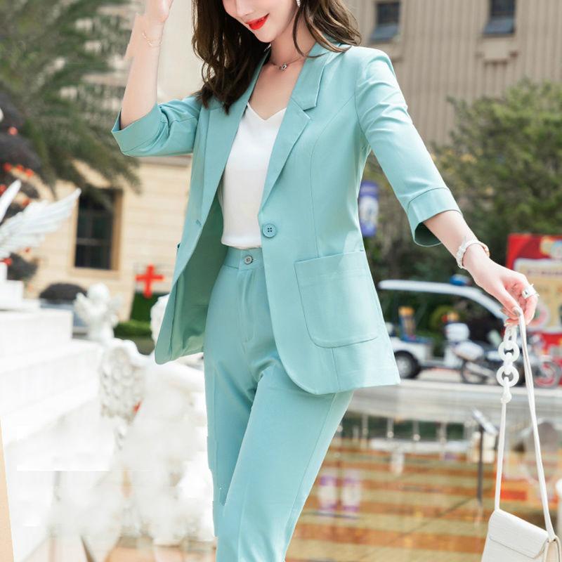 Women' Two Piece Pants Fashion Office Ladies Suits Jacket Long Pant Single Button Blazer Elegant Temperament Vintage Sleeve Suit Wome, Coat
Women' Two Piece Pants Fashion Office Ladies Suits Jacket Long Pant Single Button Blazer Elegant Temperament Vintage Sleeve Suit Wome, Coat