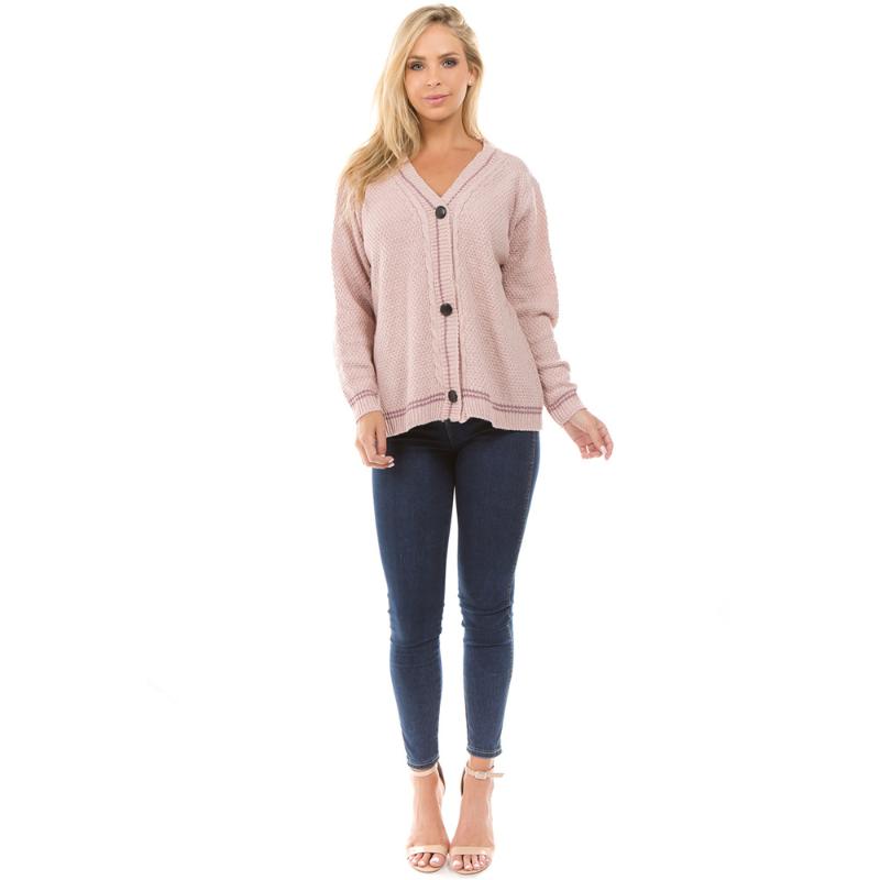 Women' Knits & Tees Autumn Winter Casual Knit Sweater Cardigan Lace Striped All-Match Jacket Ladies Trendy Clothing, White
Women' Knits & Tees Autumn Winter Casual Knit Sweater Cardigan Lace Striped All-Match Jacket Ladies Trendy Clothing, White