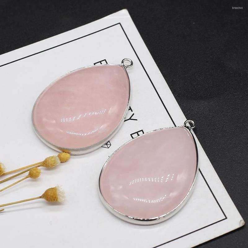 Pendant Necklaces 1pcs Natural Crystal Rose Quartzs Charms Pendants For Jewelry Making Bracelet Necklace Accessories Women Gift Size 30x45mm
Pendant Necklaces 1pcs Natural Crystal Rose Quartzs Charms Pendants For Jewelry Making Bracelet Necklace Accessories Women Gift Size 30x45mm