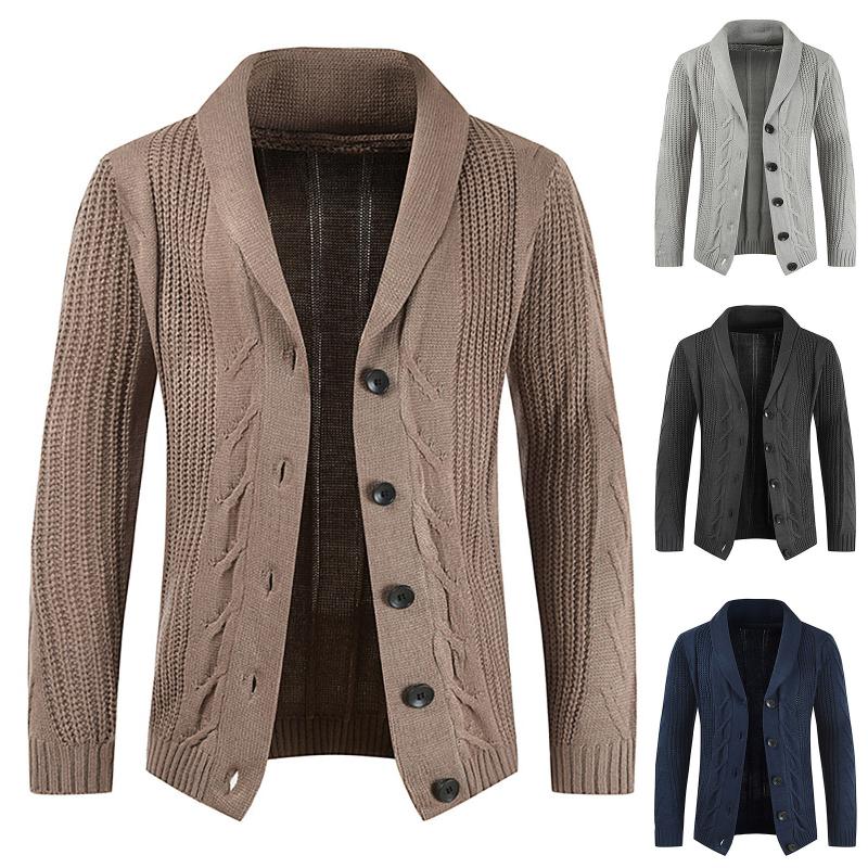 Men' Sweaters Classic Cardigan Sweater Knitted Coat Male Autumn And Winter Fashion Loose Warm Casual Jacket, Brown
Men' Sweaters Classic Cardigan Sweater Knitted Coat Male Autumn And Winter Fashion Loose Warm Casual Jacket, Brown
