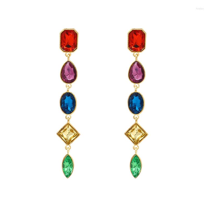 Dangle Earrings Sale 1 Pair High Grade Fashion 9.8x1.6cm Blue/ Red Colorful Rhinestone Long Irregular Drop Party /wedding
Dangle Earrings Sale 1 Pair High Grade Fashion 9.8x1.6cm Blue/ Red Colorful Rhinestone Long Irregular Drop Party /wedding