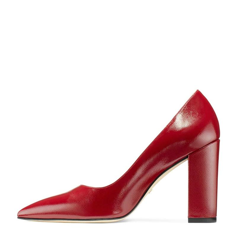 Dress Shoes Lychee Pattern High Heel Woman 11Cm Thick Red Wedding Shallow Pointed Toe Women Pumps Spring Autunmn
Dress Shoes Lychee Pattern High Heel Woman 11Cm Thick Red Wedding Shallow Pointed Toe Women Pumps Spring Autunmn