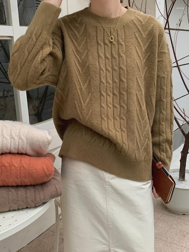 Women's Sweaters Ailegogo Autumn Winter Women O-neck Knitted Sweater Casual Female Loose Thick Warm Long Sleeve Pullovers Outwear Tops, Khaki
Women's Sweaters Ailegogo Autumn Winter Women O-neck Knitted Sweater Casual Female Loose Thick Warm Long Sleeve Pullovers Outwear Tops, Khaki