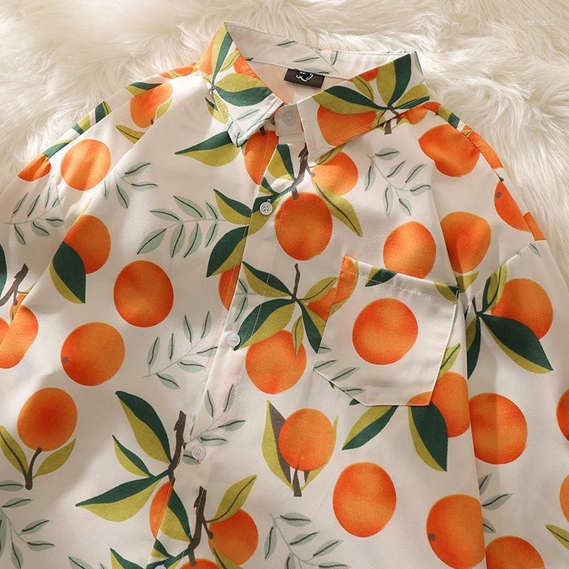 Women' Blouses Fruit Orange Full Print Loose Button Up Shirt Women Japanese Hong Kong Style Retro 2023 Summer Beach Hawaiian Shirts Couples, Black tshirt
Women' Blouses Fruit Orange Full Print Loose Button Up Shirt Women Japanese Hong Kong Style Retro 2023 Summer Beach Hawaiian Shirts Couples, Black tshirt